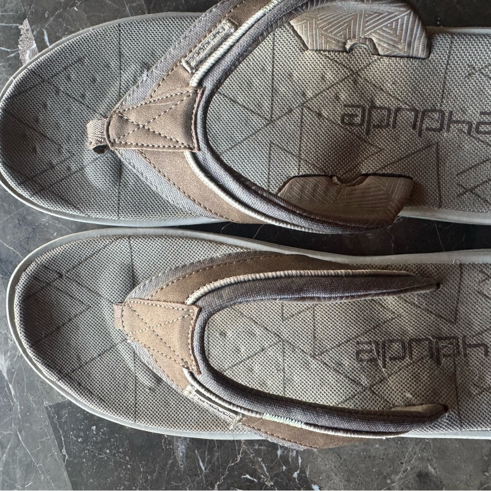 Hey Dude Brown and Gray Sandals